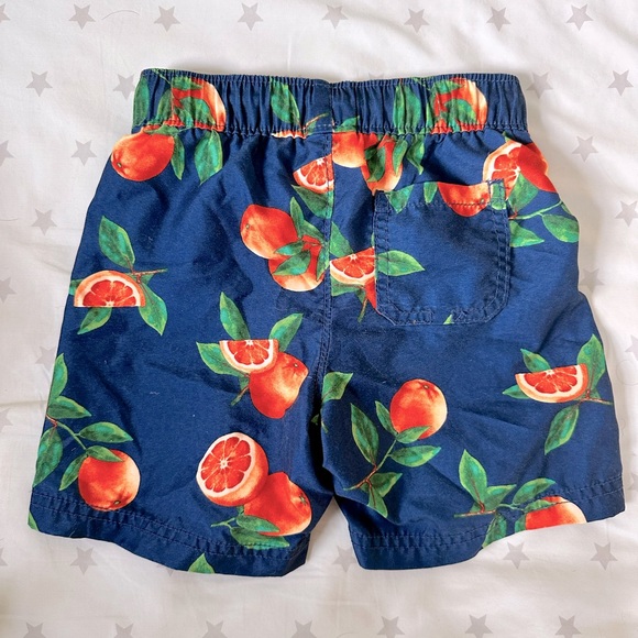 Old Navy orange print boys bathing suit size 4T - Picture 2 of 3